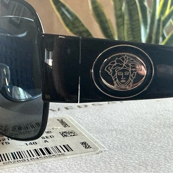Versace Black Designer Sunglasses - Picture 5 of 9